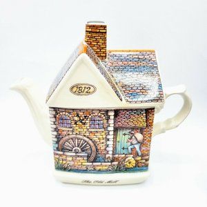 Wellington Teapot The Old Mill 1812 #2026100 Madr In England